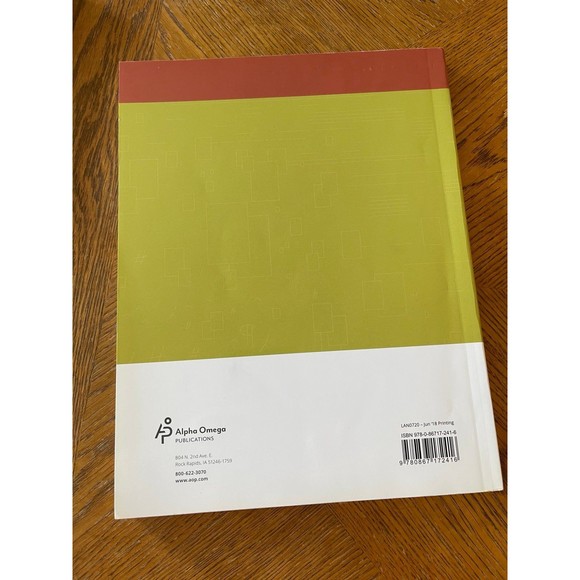 AOP Lifepac Teacher's Guide Math Language Arts - Picture 9 of 12